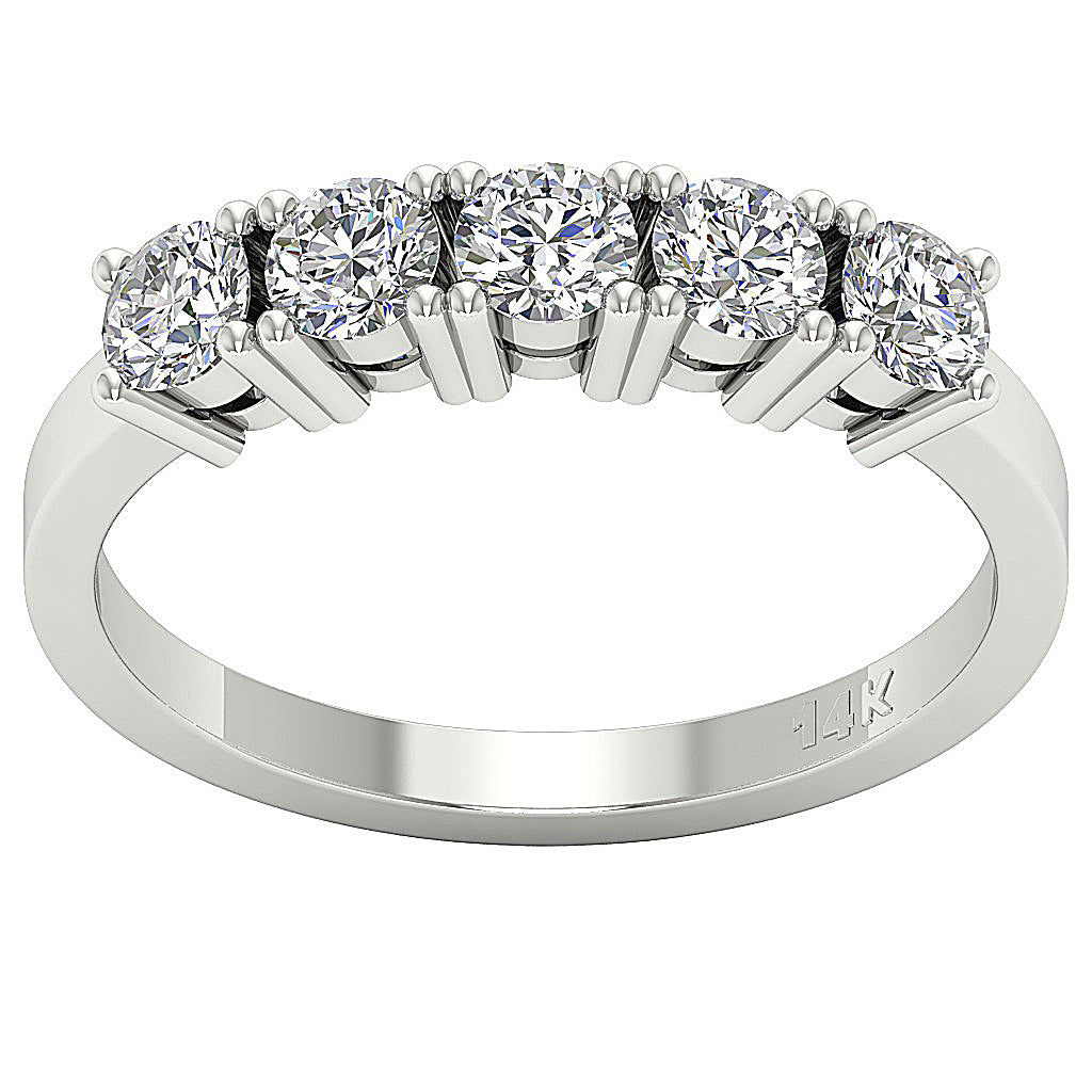 The Reece Genuine Diamond White Gold Engagement Wedding Ring For Women