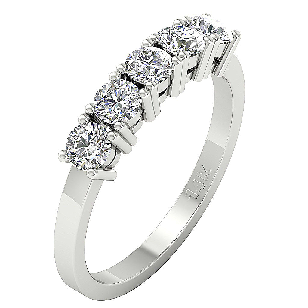 The Reece Genuine Diamond White Gold Engagement Wedding Ring For Women