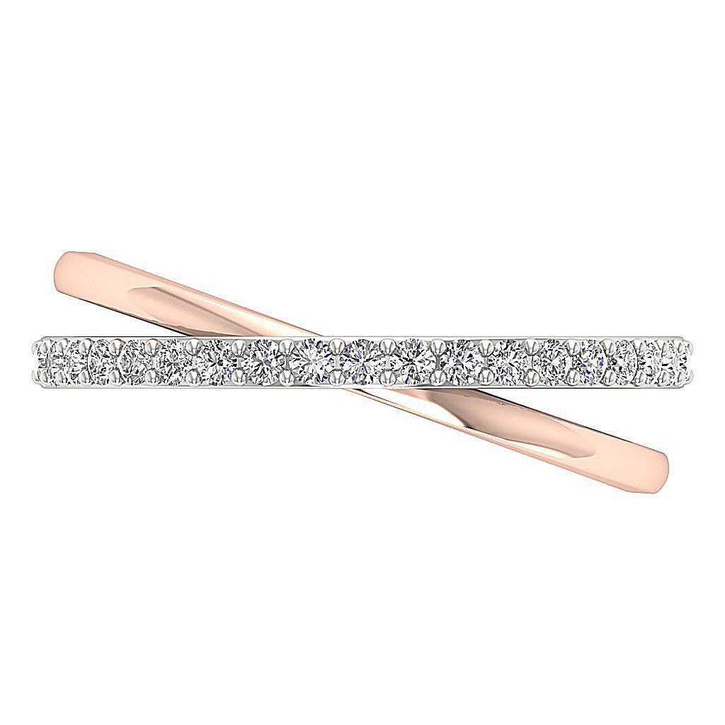 Wedding Ring I1 G 0.40 Ct Round Cut Diamond Prong Set 14K White Yellow Rose Gold 8.25MM
