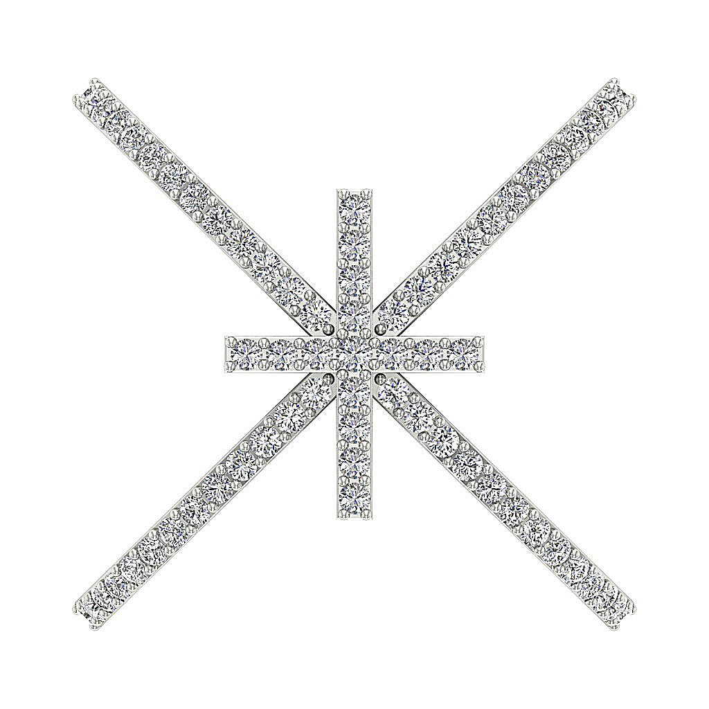 Prong Set Designer Anniversary Ring Round Diamond SI1 G 1.01 Ct 14k Yellow Gold 23.00 MM