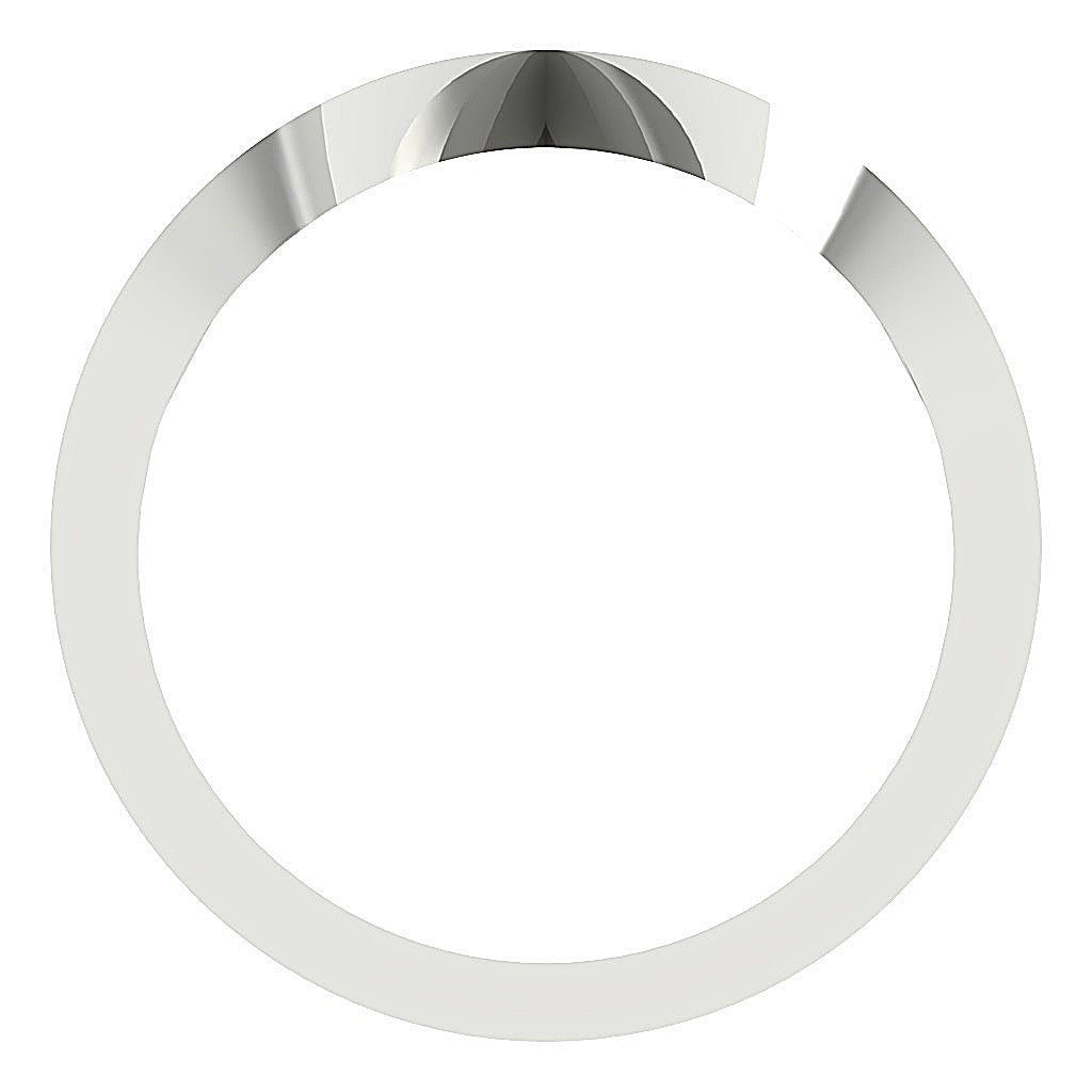 Genuine Designer Engagement Diamond Ring SI1G 0.65Ct 14K Solid Gold 16.30MM