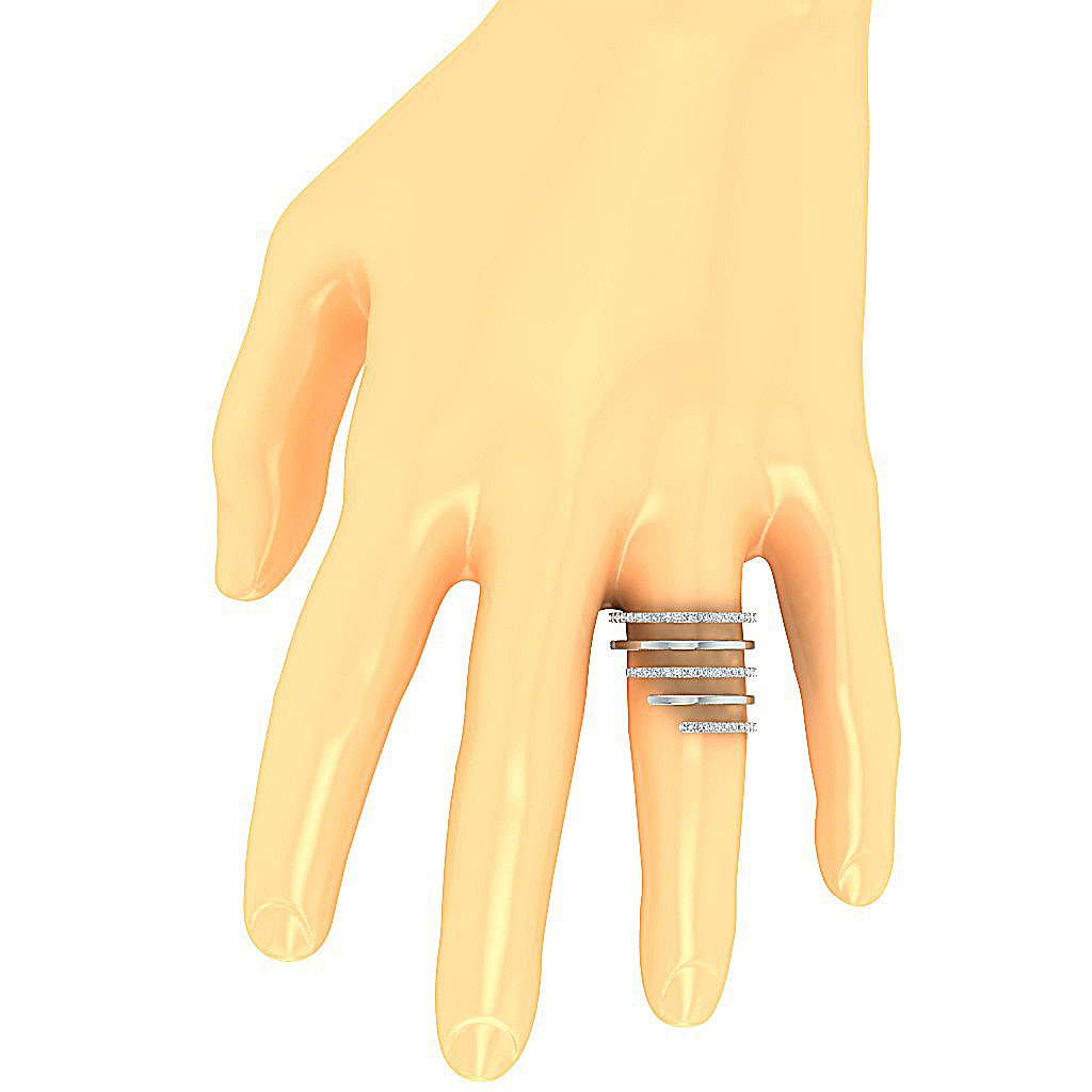 Engagement Round Diamond 14K Solid Gold Ring Prong Set SI1 G 0.75 Ct 17.50 MM