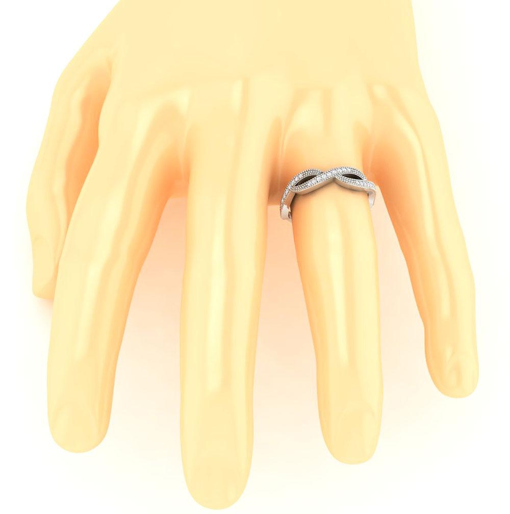 5.20 MM Engagement Ring Natural Diamond 14k White Yellow Rose Gold Prong Set SI1 G 0.25 Ct