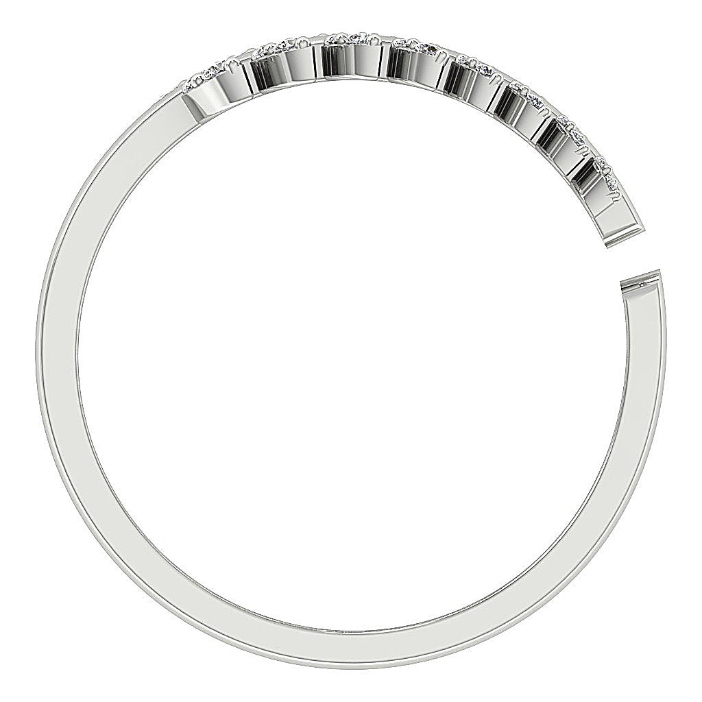 Engagement Diamond Ring SI1 G 0.25 Ct 14K White Yellow Rose Gold 8.00MM