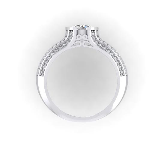 I1 G 1.40 Carat Vintage Fashion Wedding Ring 14k Solid Gold Genuine Diamond