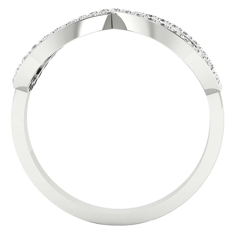 Fashion Anniversary Ring I1 G 0.50 Carat Natural Round Diamond Prong Set 9.10MM