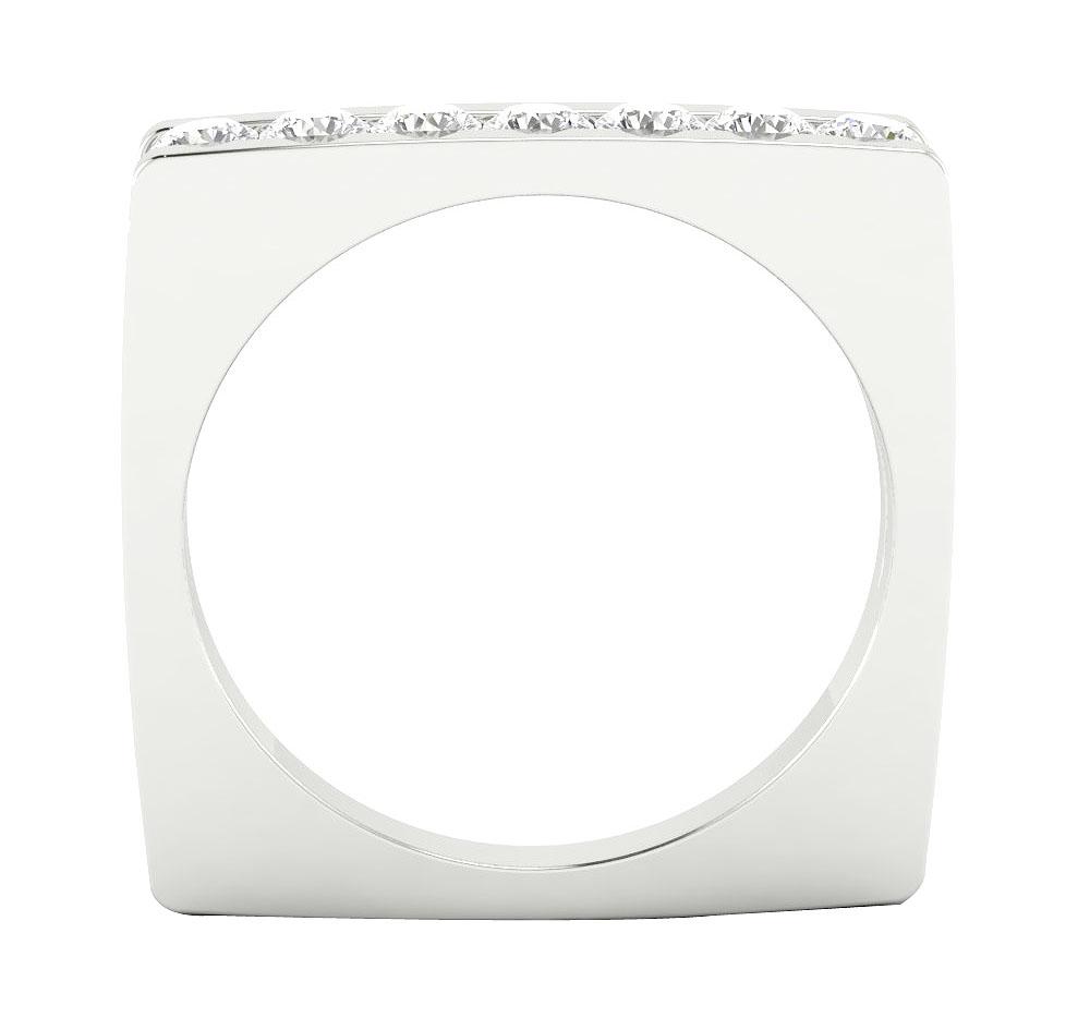 Channel Set 14K White Yellow Rose Designer Fashion Engagement Ring Natural Diamond SI1 G 0.70 Ct