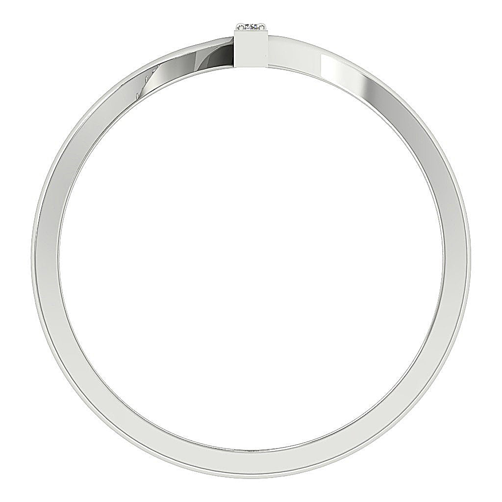 Prong Set Designer Engagement Ring Natural Diamond I1 G 0.20 Ct 14K White Yellow Rose Gold