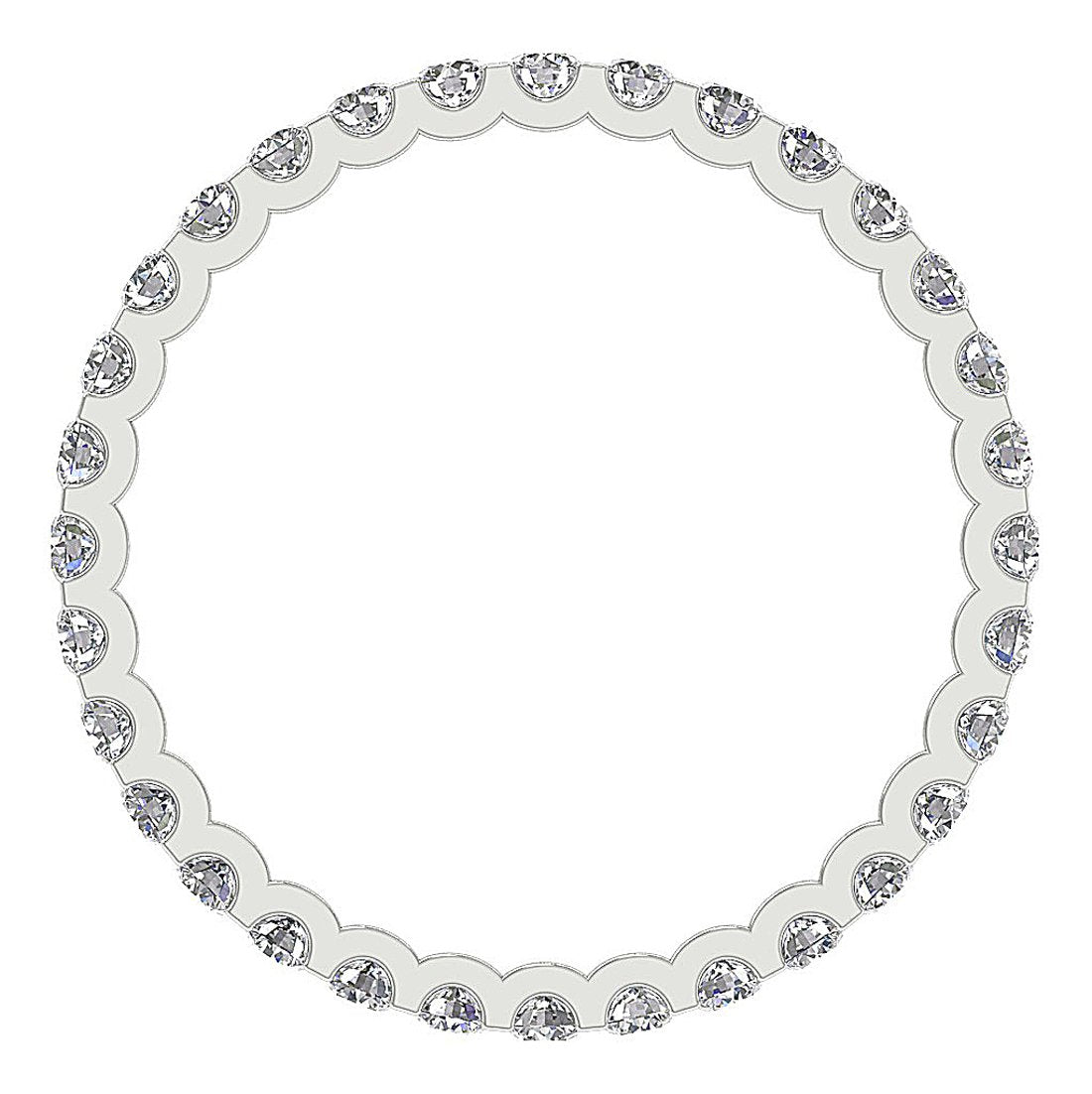 FrontViewGenuineDiamondRing14kGold