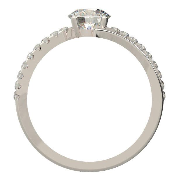 Genuine Diamond 14k Solid Gold Unique Anniversary Ring I1 G 1.00 Carat