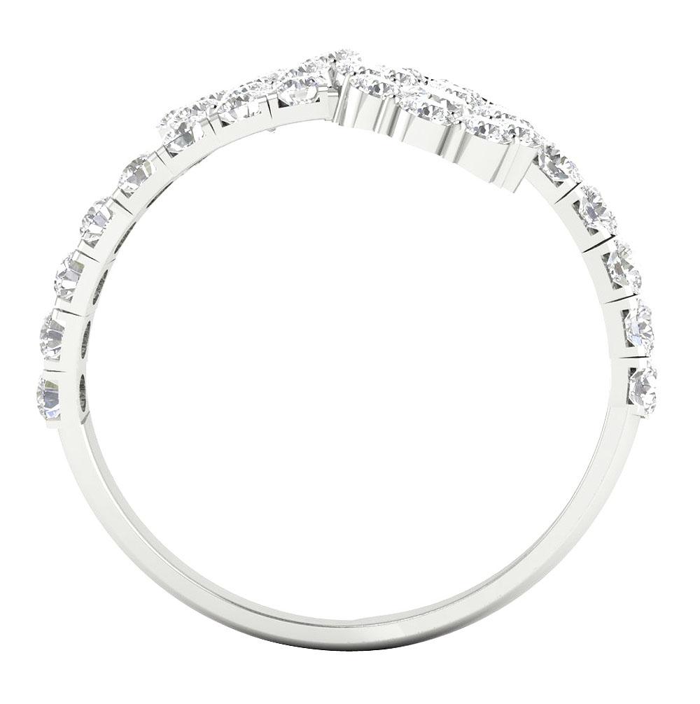 Natural Diamond 14k White Gold Forever Us Two Stone Engagement Ring SI1 G 1.75 Ct Prong Set