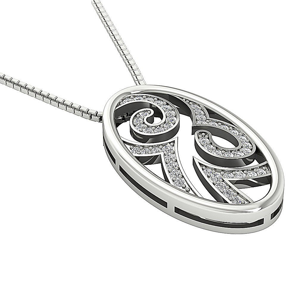 SI1/I1 G 0.30 Carat Unique Fashion Pendants Genuine Diamond 14k/18k Solid Gold