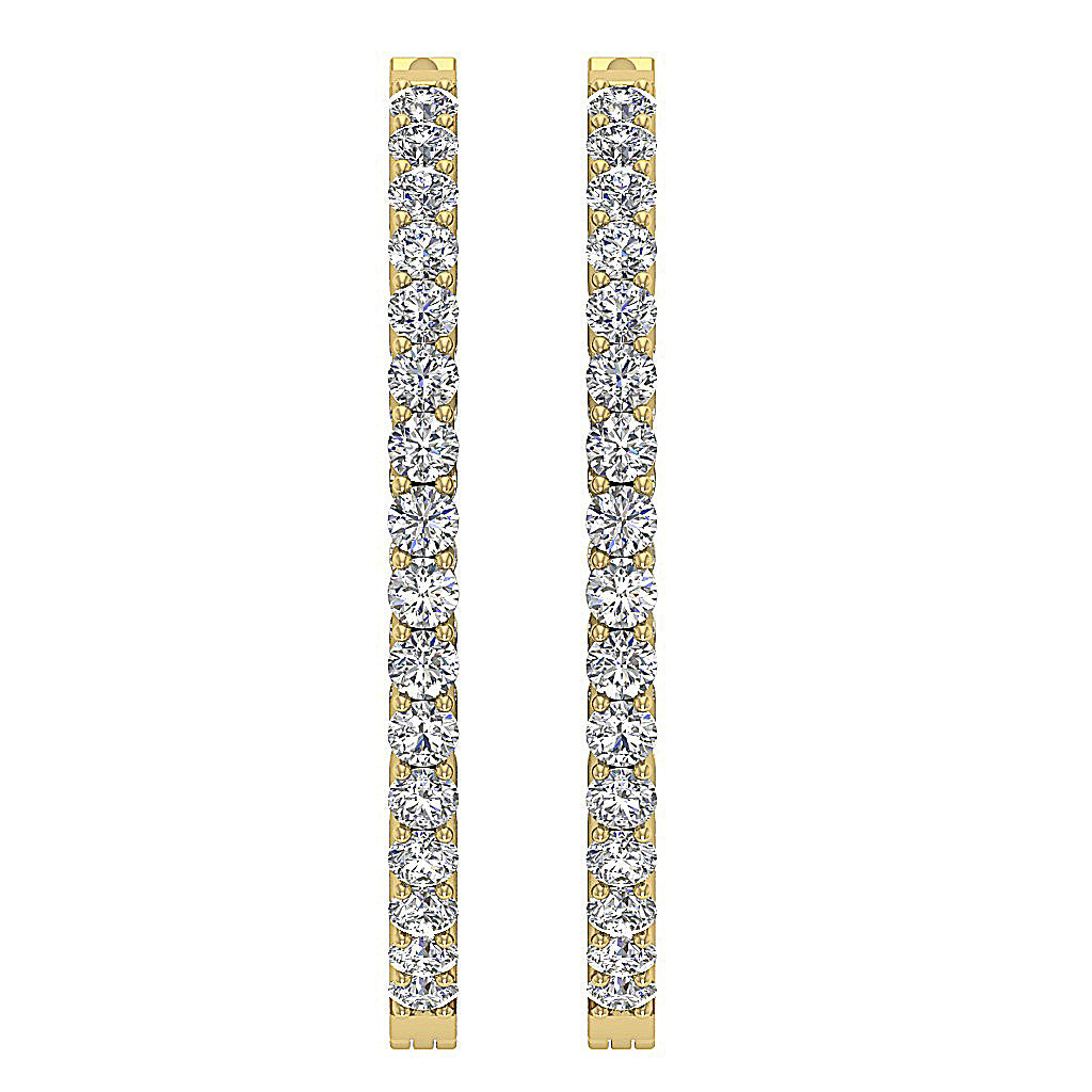 GenuineDiamondAntiqueEarringSet14kYellowGold