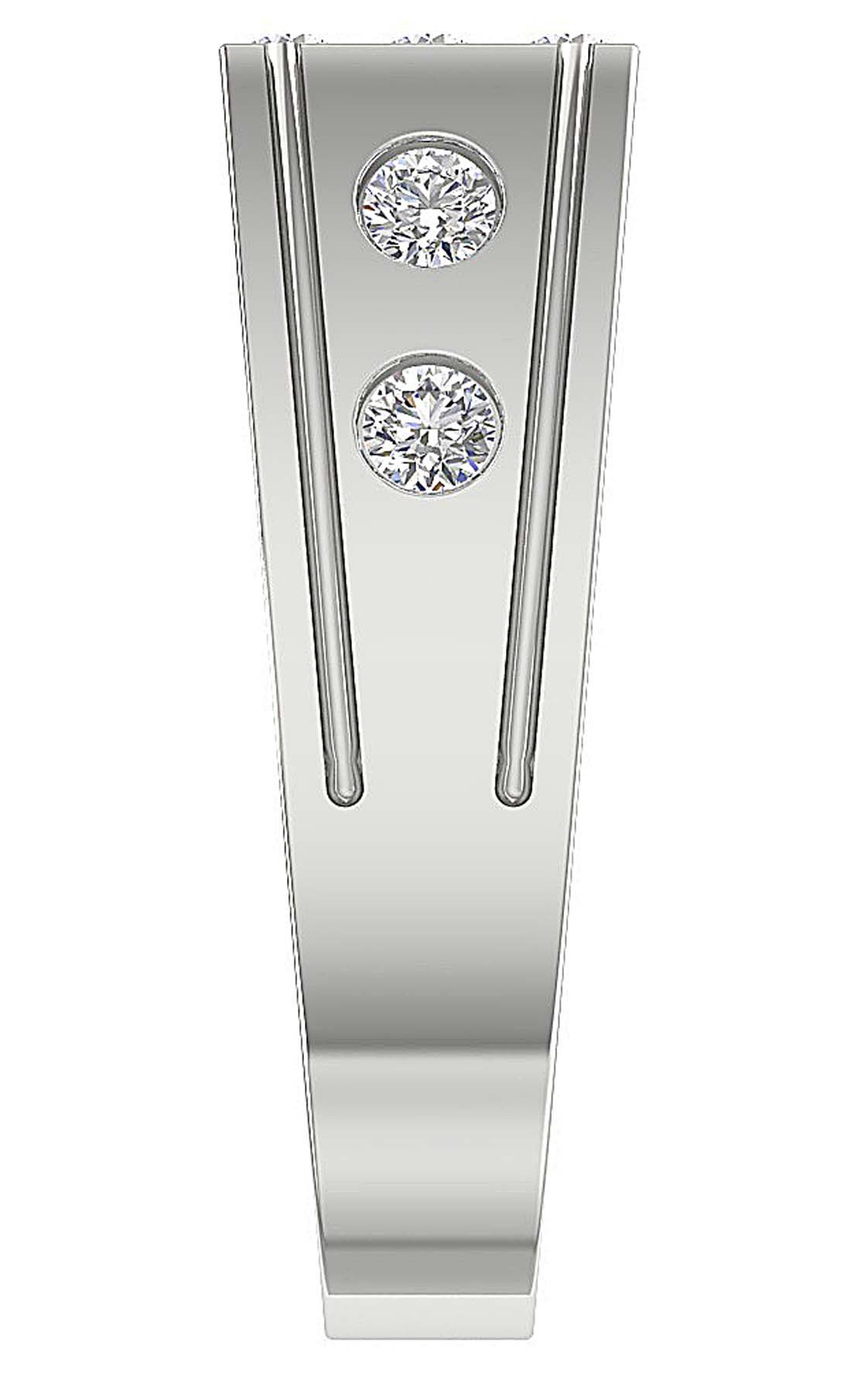 SI1/I1 G 0.90 Ct Genuine Diamond 14k Solid Gold Designer Mens Wedding Ring
