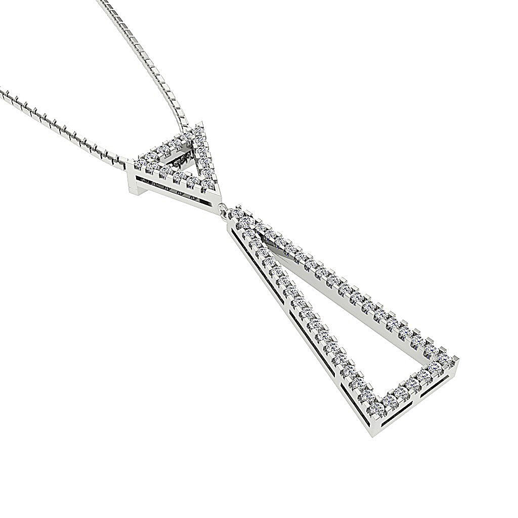 Genuine Diamonds SI1/I1 G 0.30 Carat Unique Fashion Pendants 14k/18k Gold