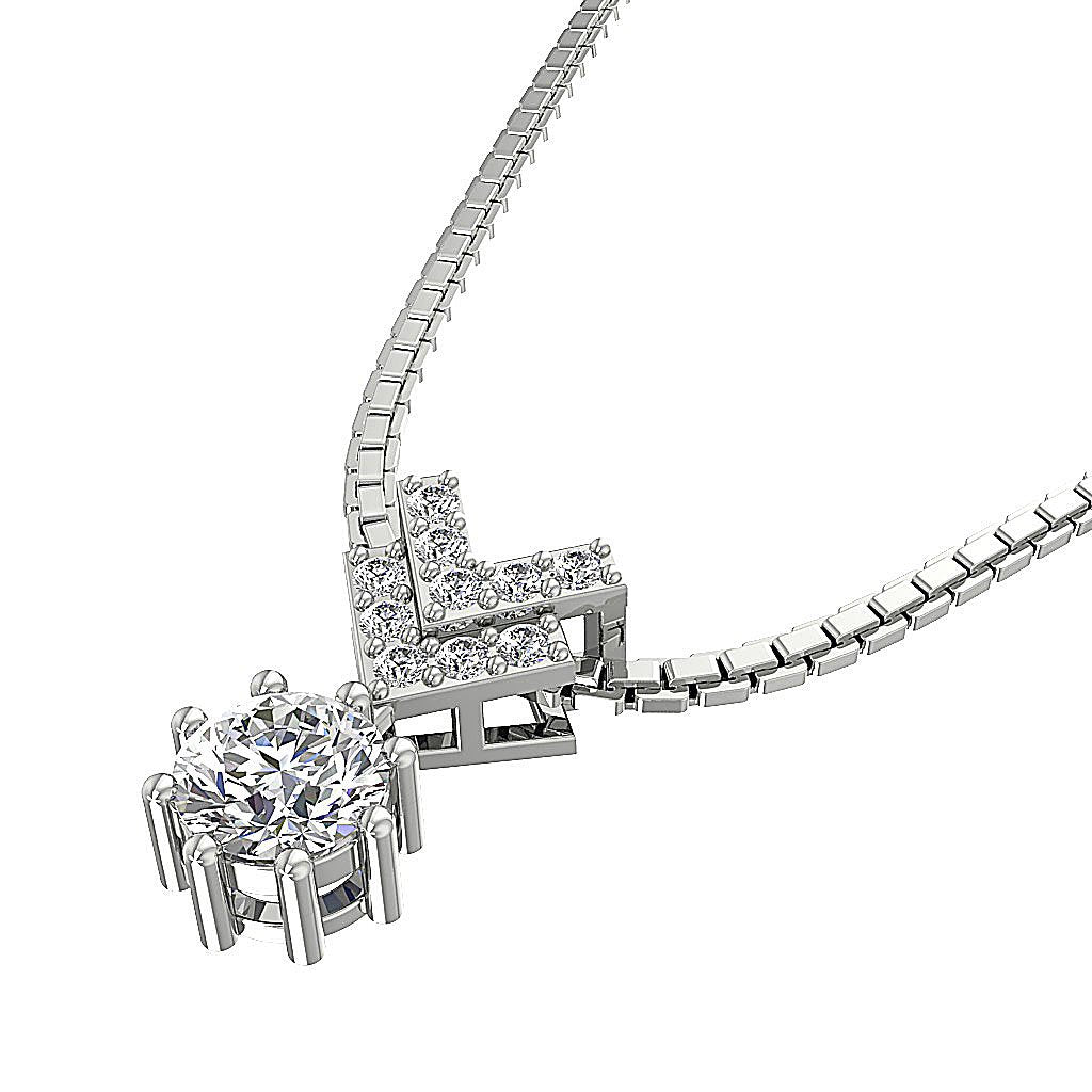 Unique Fashion Pendants VS1/SI1/I1 0.55 Carat Natural Diamond 14k/18k Solid Gold