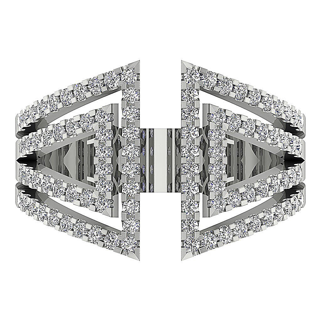 Prong Set Wedding Ring I1 G 0.85 Ct Round Diamond 14k White Yellow Rose Gold