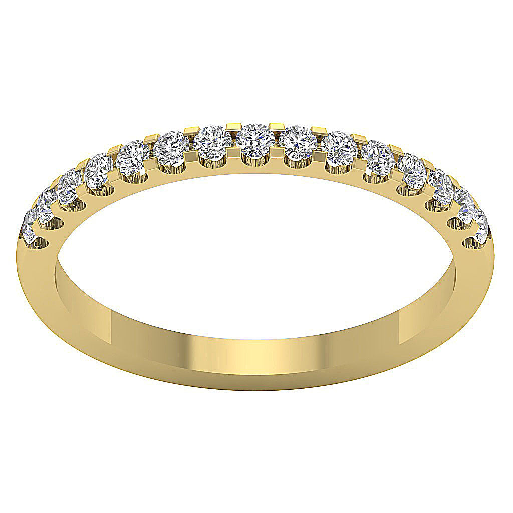 Wedding Ring I1 G 0.40 Ct Prong Set 14K White Yellow Rose Gold