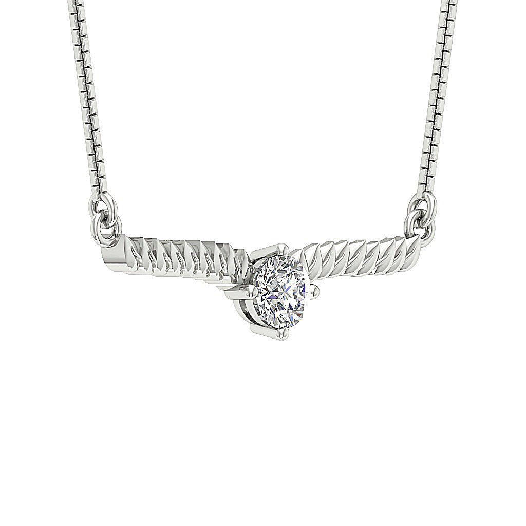 I1/SI1 G 0.50Carat Genuine Diamond Designer Fashion Pendants 14k/18k Solid Gold