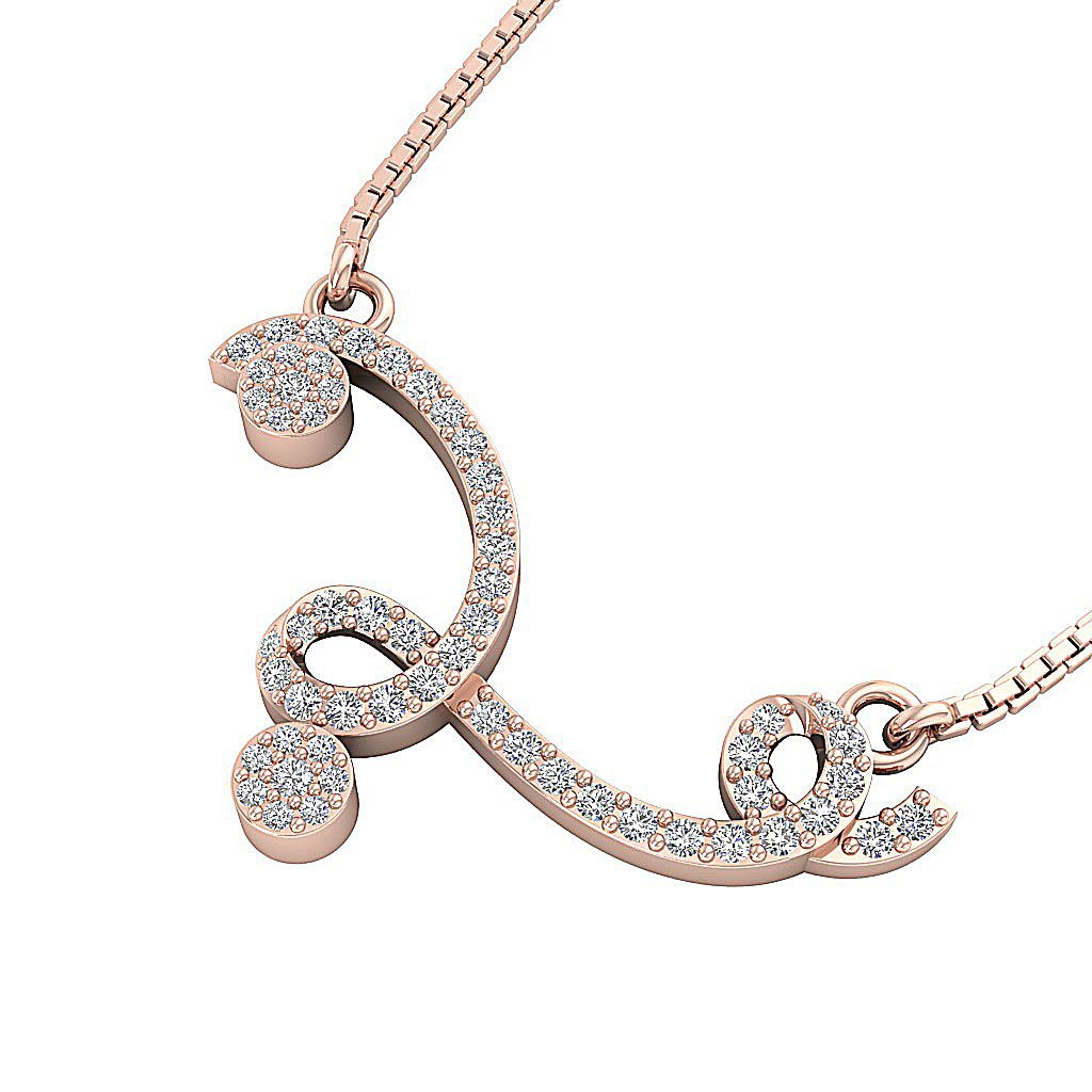 14k/18k Solid Gold Round Diamond I1/SI1 G 0.50 Carat Designer Fashion Pendants