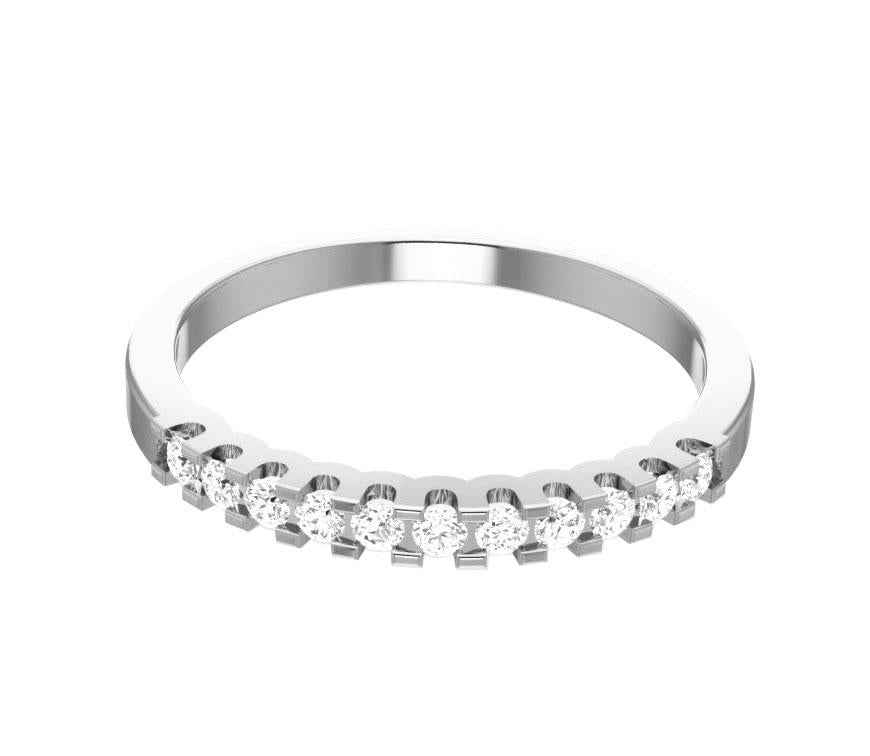 I1 G 0.25 Carat Natural Diamond 14K Solid Gold Designer Wedding Ring