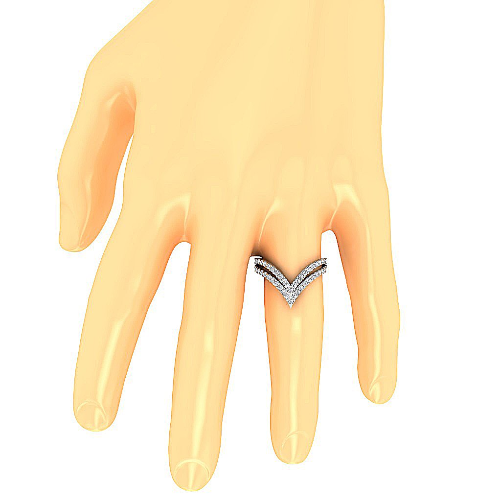 Designer Anniversary Ring Round Diamond SI1 G 0.75 Ct 14K Yellow Gold Prong Set 15.00 MM