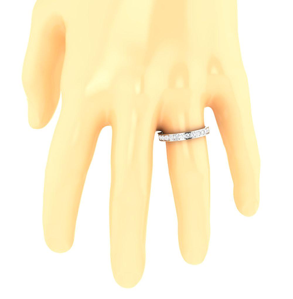 Engagement Round Cut Diamond Ring Prong Set SI1 G 0.50 Ct 3.00 MM