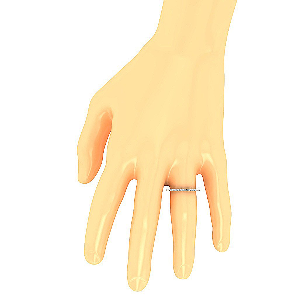 Engagement Genuine Diamond Ring 14K Gold Prong Set SI1 G 0.30 Ct 1.70 MM