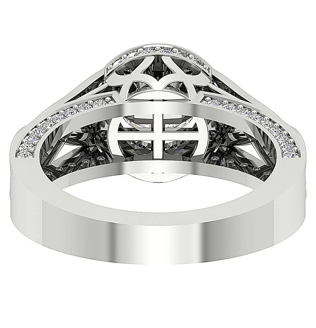 I1 G 1.80 Ct Designer Solitaire Wedding Ring Genuine Diamond 14k White Yellow Rose Gold Prong Set