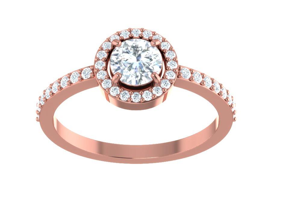 14k Solid Gold Natural Diamond I1 G 1.00 Carat Antique Anniversary Ring