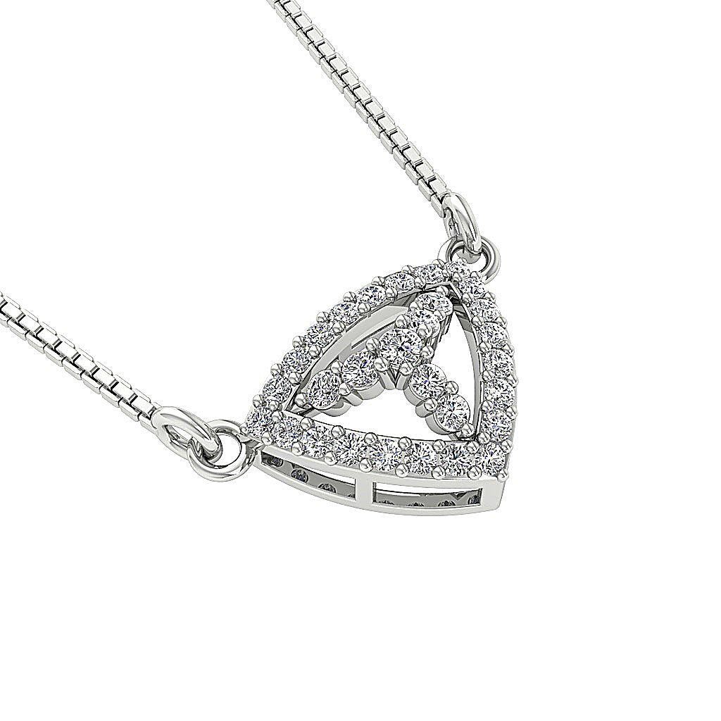 SI1/I1 G 0.35 Carat Genuine Diamond Unique Fashion Pendants 14k/18k Solid Gold
