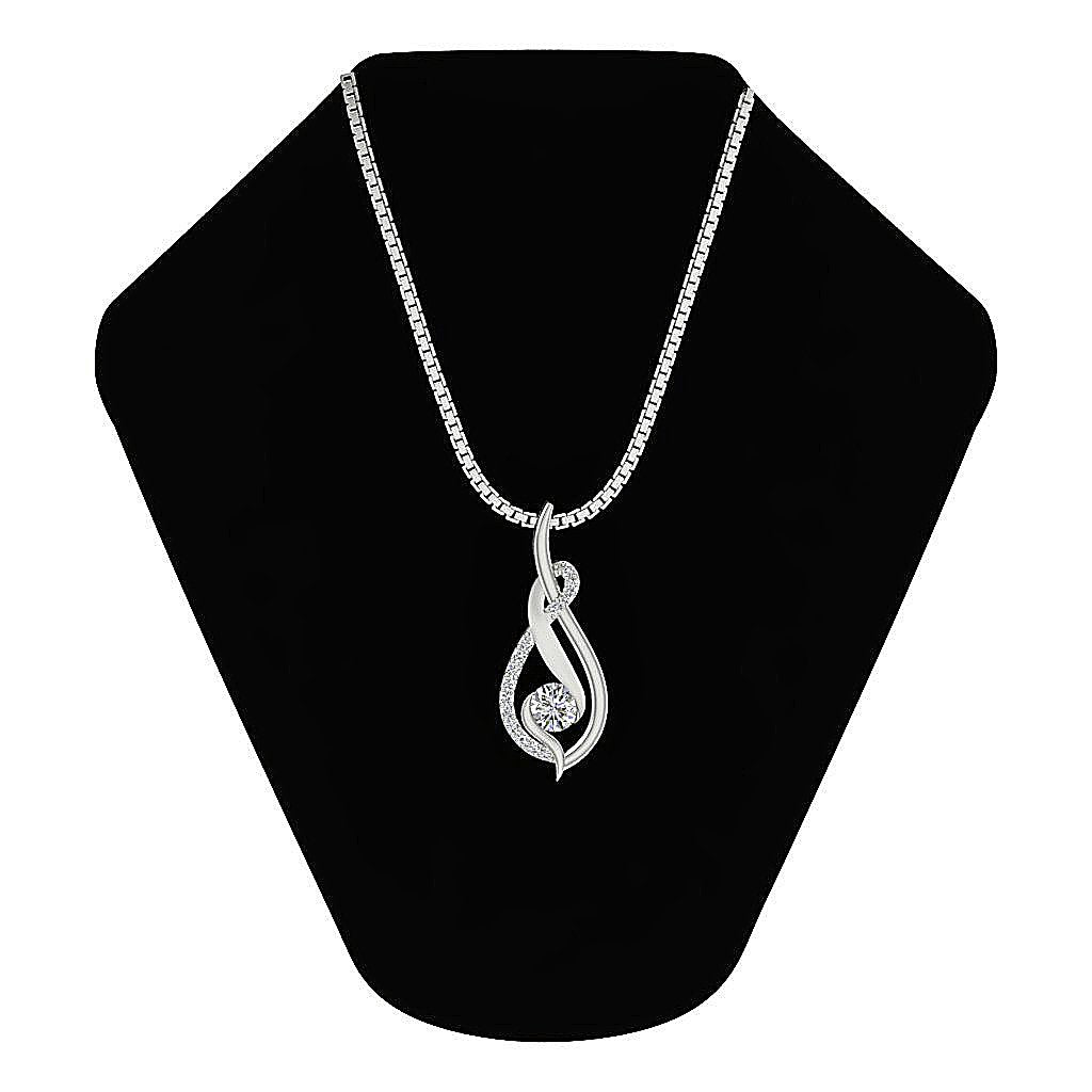 SI1/I1 G 0.50 Carat Vintage Fashion Pendants 14k/18k Solid Gold Round Diamond