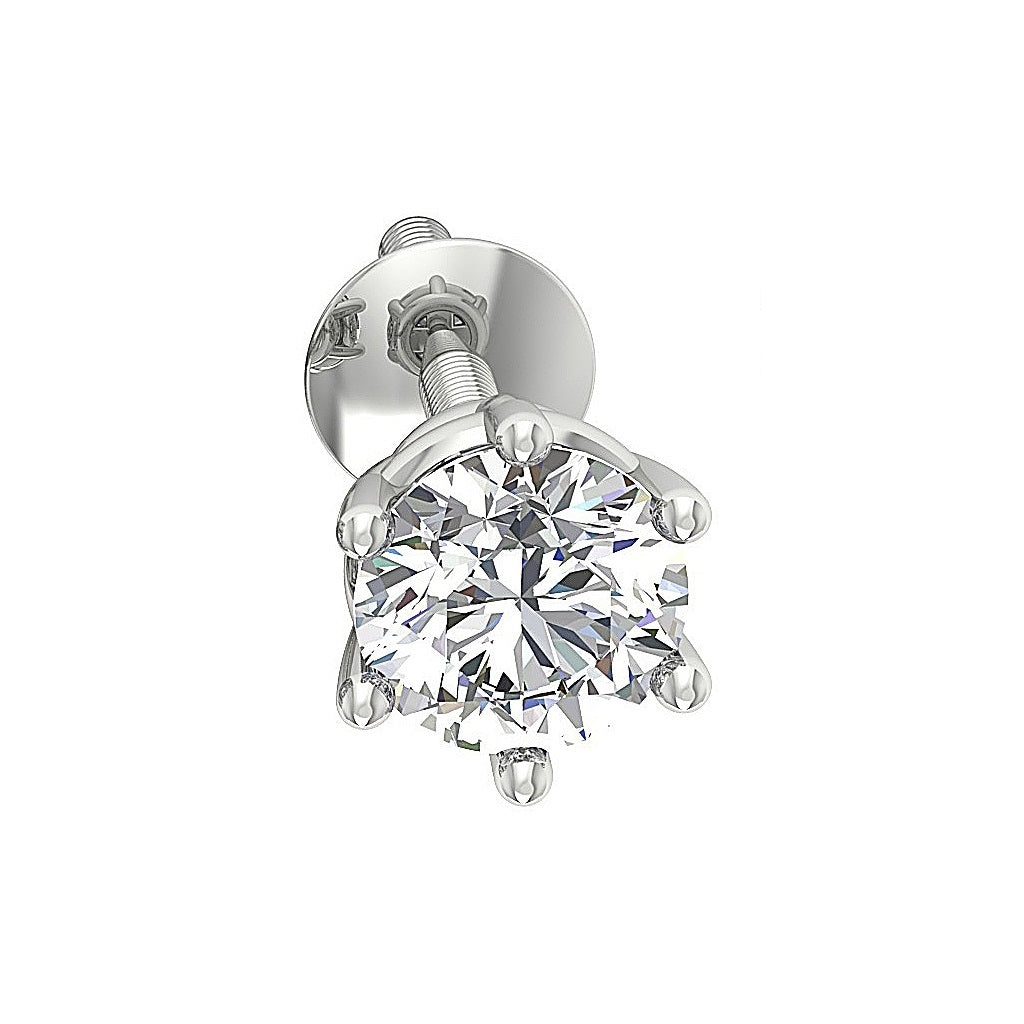 SinglePicStudScrewBacksEarring