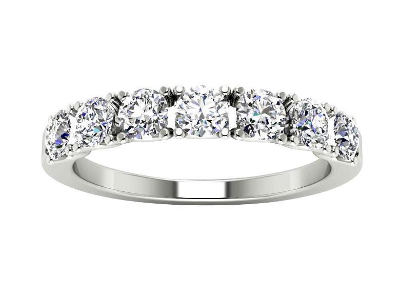 Engagement Ring SI1 G 1.10 Ct Round Cut Diamond Prong Set 14K Gold 3.60MM