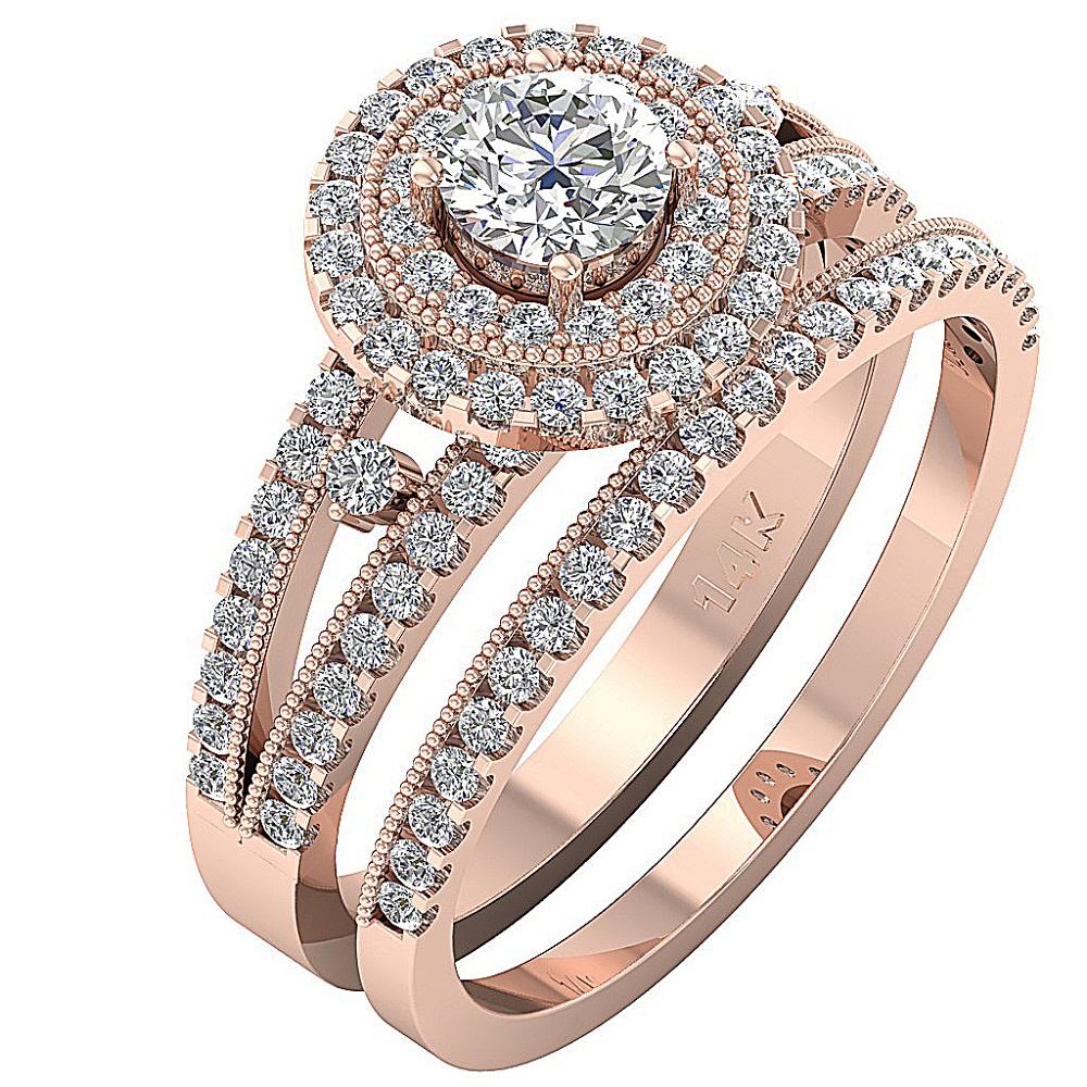 GenuineDiamondDesignerWeddingRingRoseGold