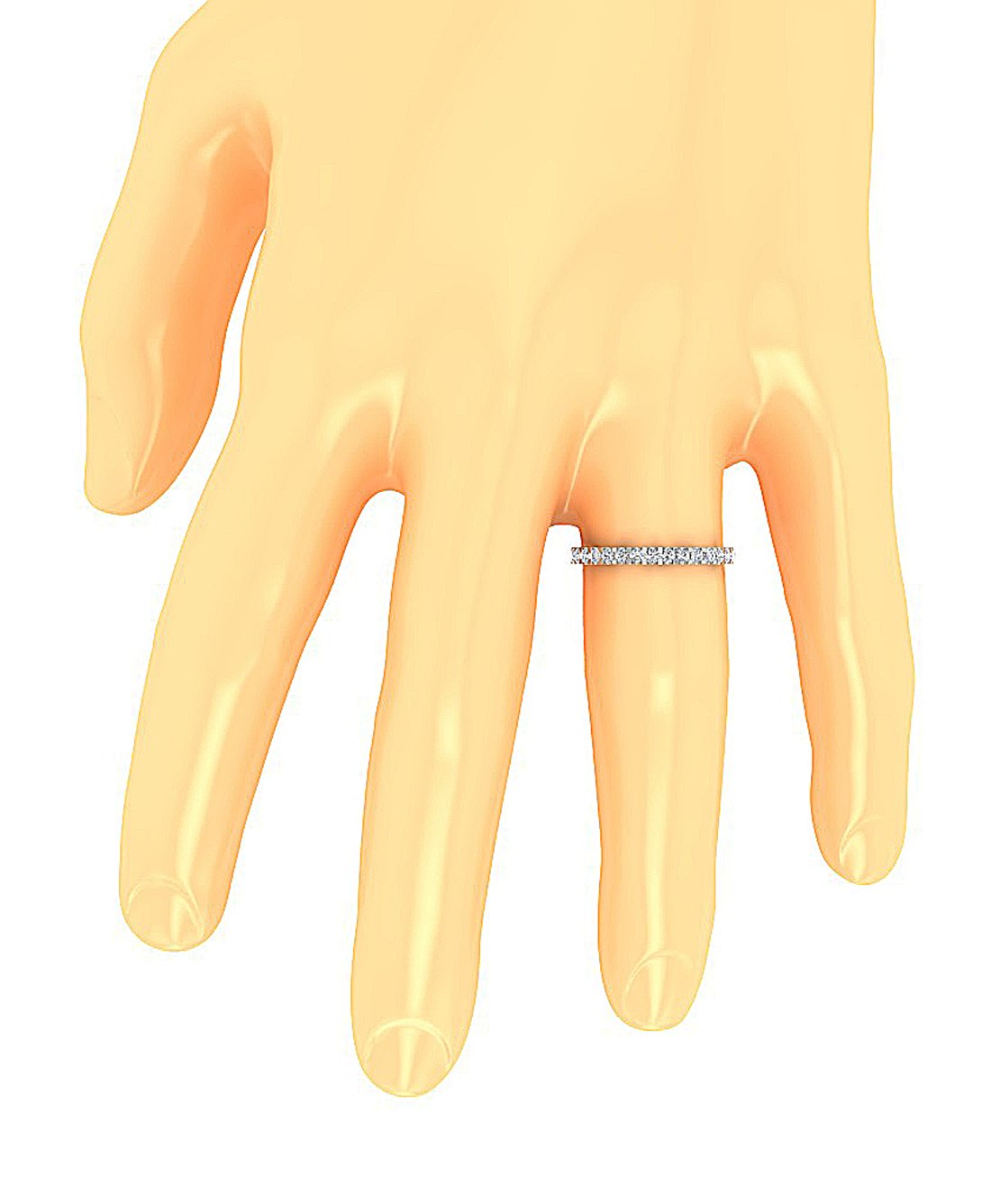 OnFingerDesignerEternityRingProngSet