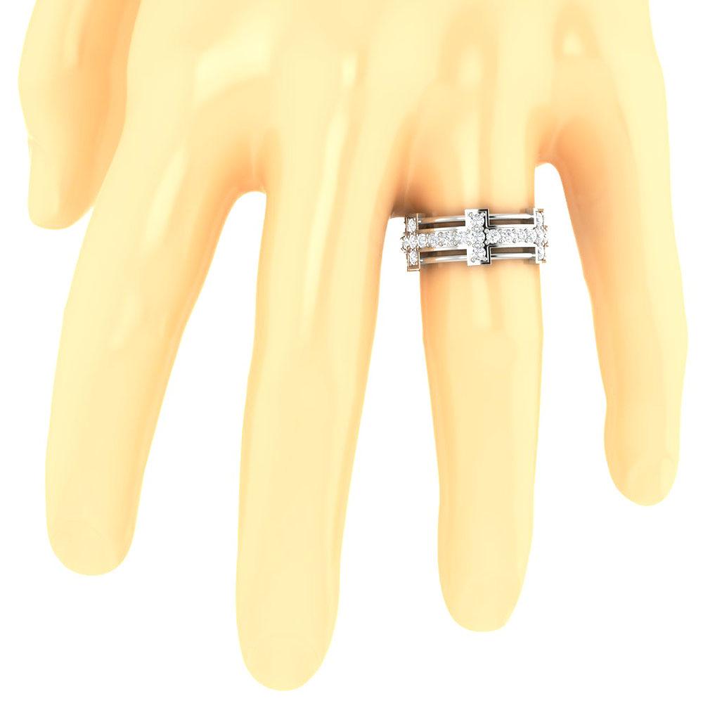 Genuine Diamond 14k Solid Gold SI1 G 1.60 Ct Vintage Eternity Wedding Ring Prong Set 7.95 MM