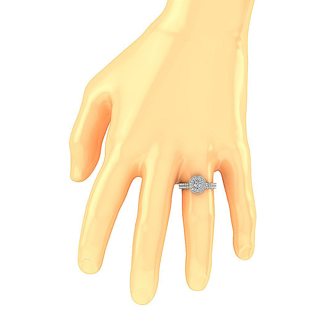 OnFingerBridalAnniversaryRingSet