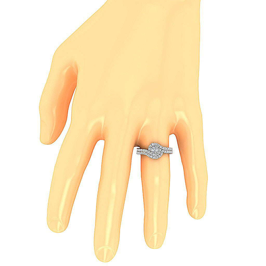 OnFingerBridalAnniversaryRingSet