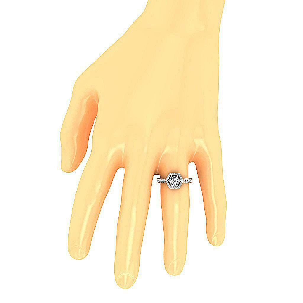 I1 G 1.55 Ct Solitaire Anniversary Ring Round Diamond 14k Yellow Gold Prong Set 9.55 MM