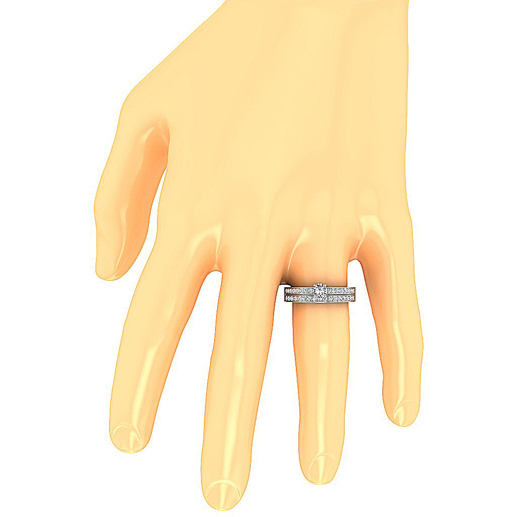 OnfingerBridalRingPaveSet