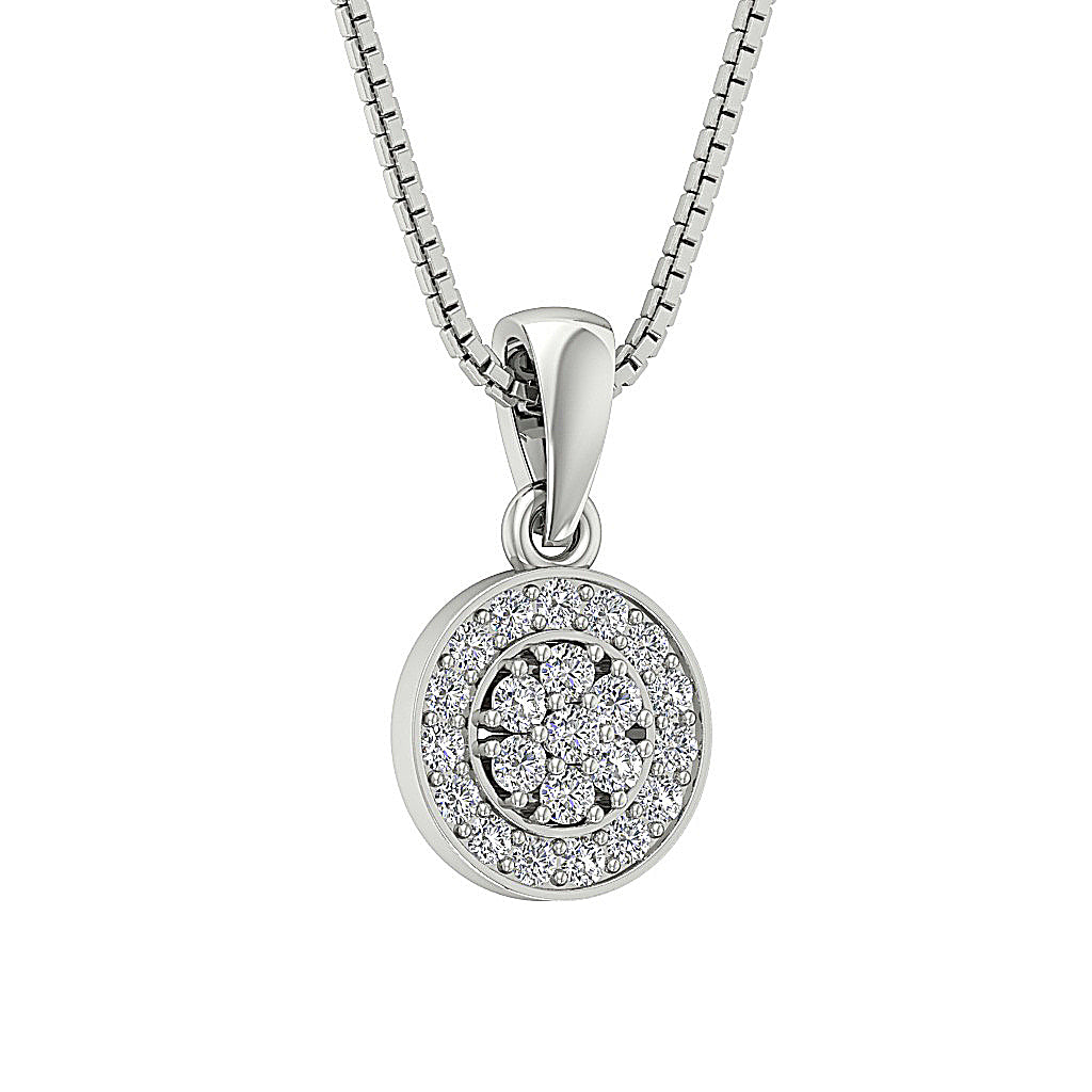 The Leonidas Genuine Diamond 14k Gold Fashion Pendant