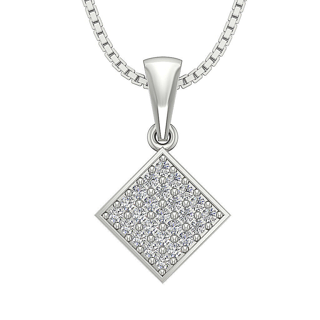 The Martin Solid Gold Genuine Diamond Fashion Pendant