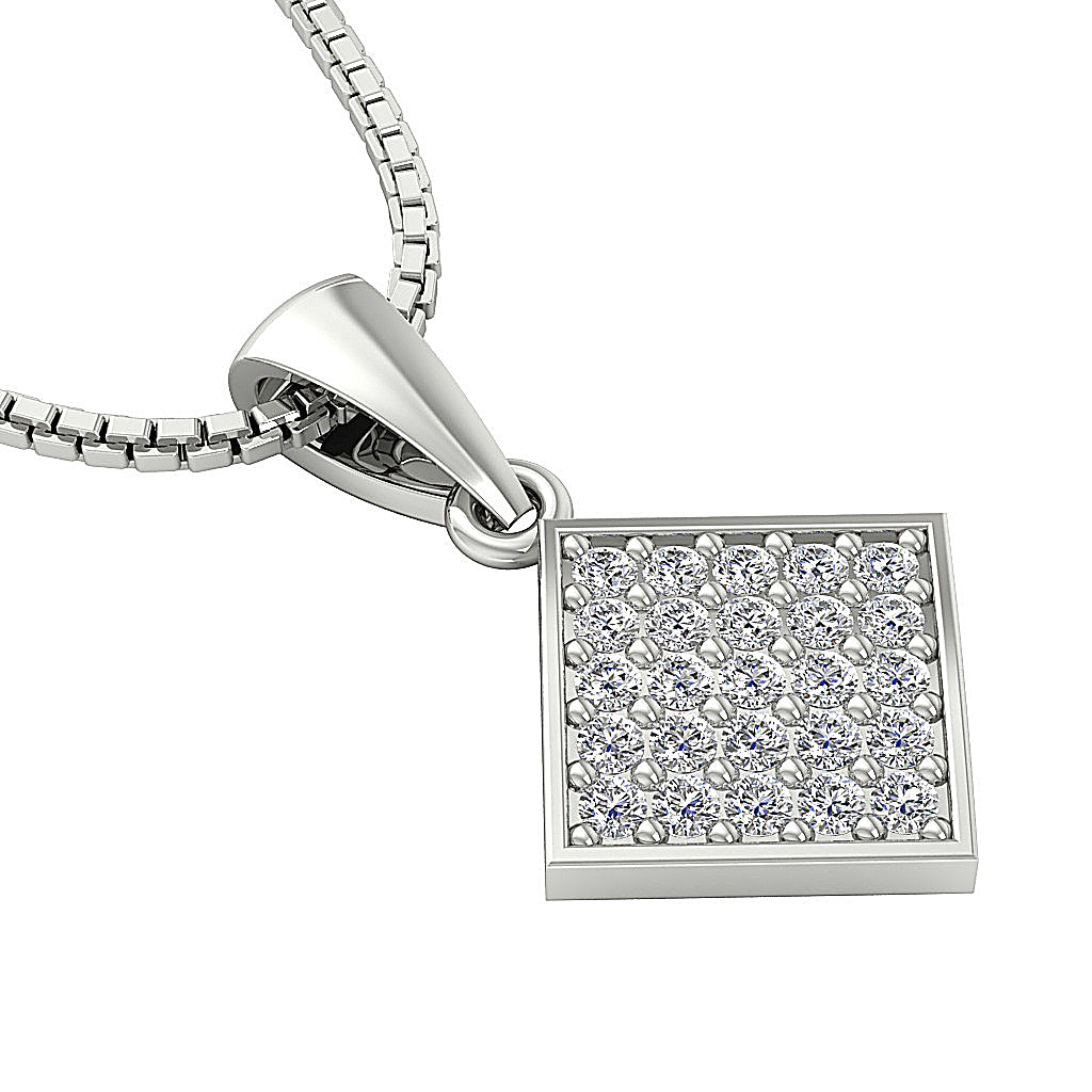 The Martin Solid Gold Genuine Diamond Fashion Pendant