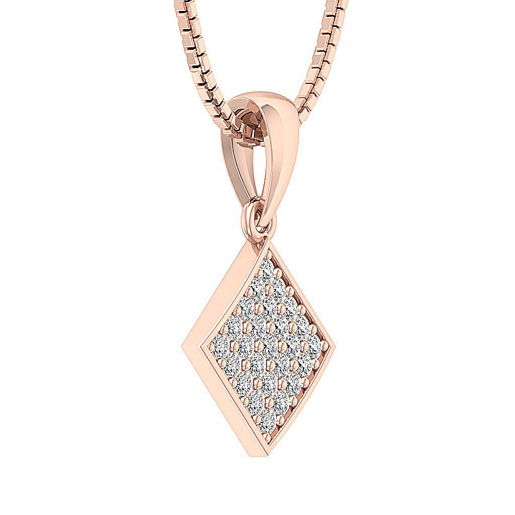 The Martin Solid Gold Genuine Diamond Fashion Pendant