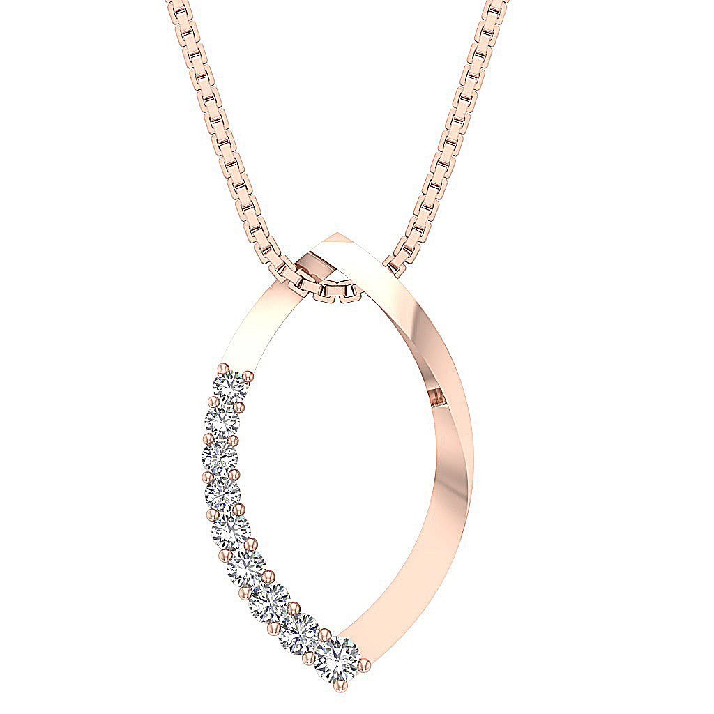 The Dominic Natural Diamond Gold Fashion Pendant