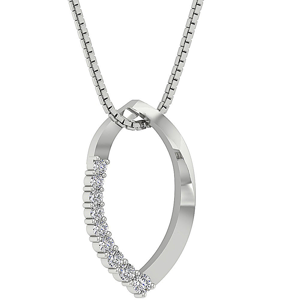 The Dominic Natural Diamond Gold Fashion Pendant