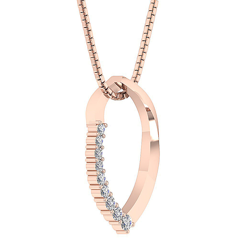 The Dominic Natural Diamond Gold Fashion Pendant