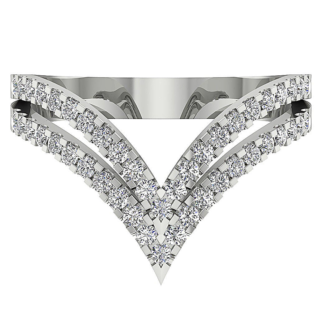 Designer Anniversary Ring Round Diamond SI1 G 0.75 Ct 14K Yellow Gold Prong Set 15.00 MM