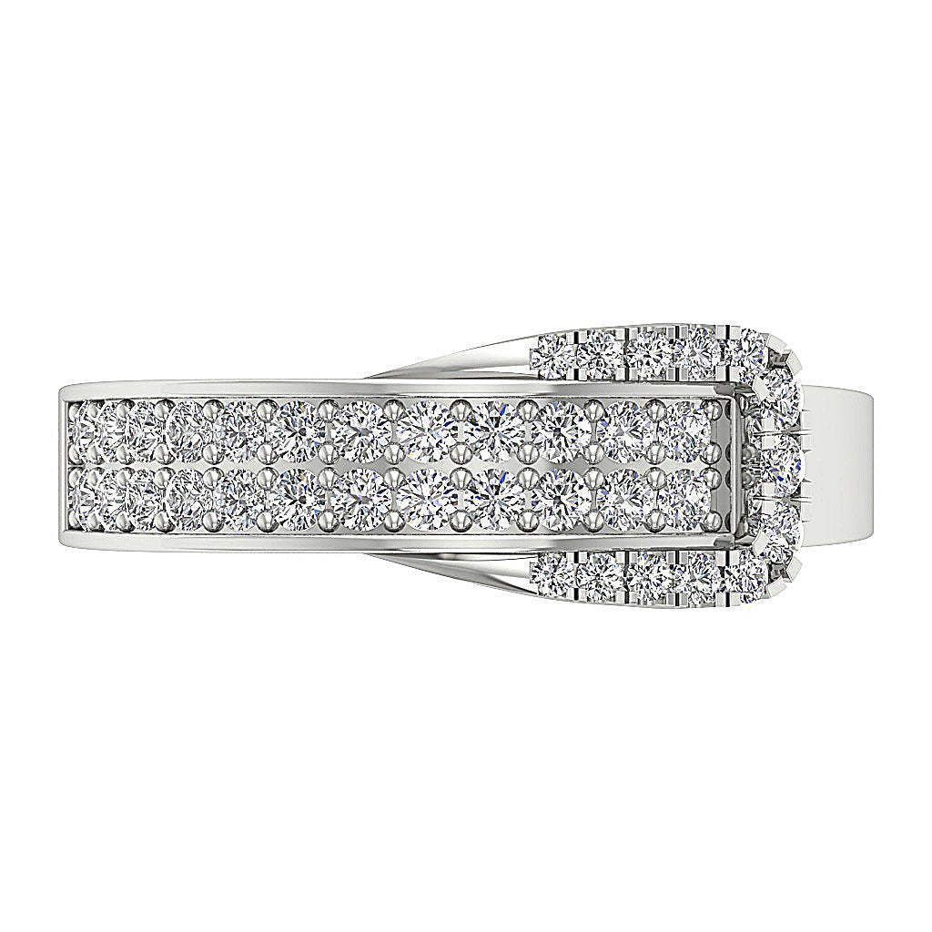 Prong Set Engagement Ring I1 G 0.65 Ct Natural Diamond 14k White Yellow Rose Gold 7.50 MM